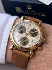 Bulova cronografo panda usato  Rimini