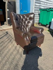 Antique chesterfield wingback for sale  GLASGOW
