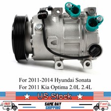 Compressor CA com embreagem para 2011-2014 Hyundai Sonata e 2011 Kia Optima 2.0L 2.4L comprar usado  Enviando para Brazil