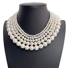 Collana perle girocollo usato  Macerata