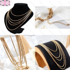 Multichain necklace big for sale  CHESTERFIELD