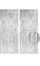 Silver foil fringe for sale  HULL