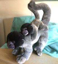 Macaco de pé vintage Dowman Imports + brinquedo de pelúcia macio para bebê coleção Leosco comprar usado  Enviando para Brazil