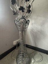 Chrome silver flower for sale  LONDON