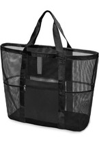 Usado, Bolsa de praia de malha XL família sacola cruzeiro, piscina, praia, férias ou compras comprar usado  Enviando para Brazil