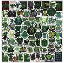 Adesivo Cthulhu MINI estilo 100 peças misto Cthulhu desenho animado tema assustador adesivos divertidos comprar usado  Enviando para Brazil