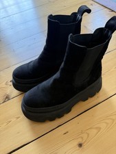 Black suede boots for sale  HEMEL HEMPSTEAD