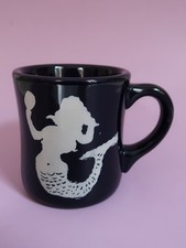 Usado, Caneca J.Crew Hugo Guinness xícara de chá café cerâmica azul marinho sereia náutica comprar usado  Enviando para Brazil