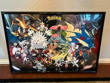 Pokemon framed poster for sale  Spring