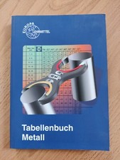 Tabellenbuch metall lehrmittel gebraucht kaufen  Regensburg