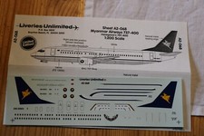 Modellbau airliner decal usato  Spedire a Italy