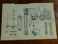1874 engraving clock for sale  WIGAN