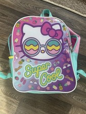 Mochila de óculos de sol Hello Kitty bolsa escolar super legal bolsa de livros Sanrio, usado comprar usado  Enviando para Brazil