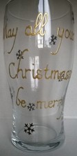 Christmas beer glass for sale Christmas beer glass for sale  BURNLEY