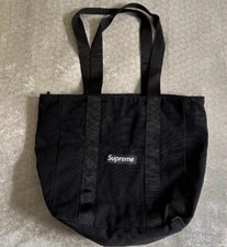 Bolsa De Lona Negra Con Logo De Caja Supreme FW20, usado comprar usado Bolsa De Lona Negra Con Logo De Caja Supreme FW20, usado comprar usado  Enviando para Brazil