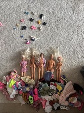 Pacote vintage de roupas, sapatos e acessórios para bonecas Barbie e Ken dos anos 1980 comprar usado  Enviando para Brazil