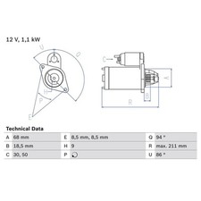 Bosch anlasser daewoo gebraucht kaufen  Idar-Oberstein