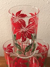 Libbey poinsettia christmas for sale  Haines City