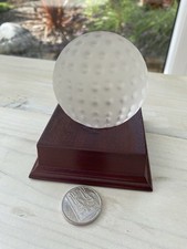 Frosted glass golf for sale  PETERBOROUGH