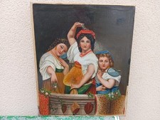 Ancienne huile toile d'occasion  Caen