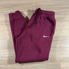 NIKE Wine Red Spodnie dresowe Club Fleece Jogger Męskie Medium Polar Swoosh na sprzedaż  Wysyłka do Poland