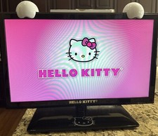 Monitor Hello Kitty 19" Sanrio LED HDMI TV ou PC com cabo de alimentação e controle remoto, usado comprar usado  Enviando para Brazil