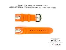 Autêntica pulseira de relógio Invicta Venom 14003 laranja poliuretano 26mm comprar usado  Enviando para Brazil