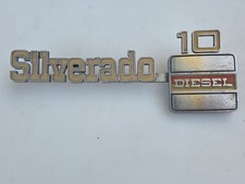 1975 - 1980 SILVERADO 10 EMBLEMA DE PARA-LAMA DE CAMINHÃO DIESEL  comprar usado  Enviando para Brazil