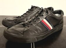 Tênis masculino TOMMY Hilfiger preto baixo casual tamanho 42 EUA 9 Reino Unido 8 frete grátis, usado comprar usado  Enviando para Brazil