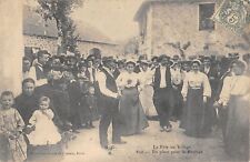Cpa fete village d'occasion  Claira
