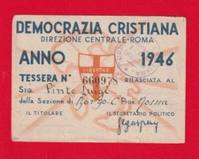 Democrazia cristiana scudo usato  Monrupino