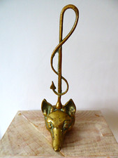 Brass fox head for sale  STOCKPORT