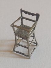 Seggiolone vintage argento usato  Italia
