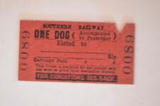 Railway dog ticket for sale  BANBURY