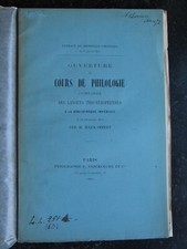 Cours philologie comparée d'occasion  Paris XX