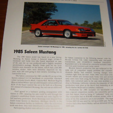 1985 saleen mustang for sale  Melvindale