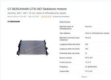 Radiatore auto usato  Paola