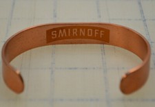 Pulseira promocional de cobre Smirnoff Vodka - Feita na América comprar usado  Enviando para Brazil