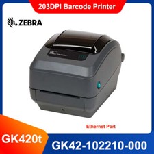 Usado, Impressora de Etiquetas Térmica Desktop Zebra GK420T 203DPI Ethernet GK42-102210-000 comprar usado  Enviando para Brazil