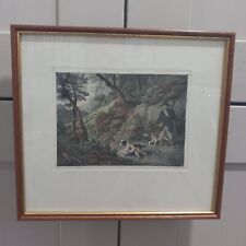 Vintage sporting print for sale  WHITCHURCH
