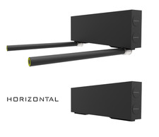 Regulowane poręcze do dipów HORIZONTAL, ścienne, składane, 300kg, premium na sprzedaż  PL