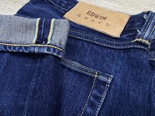 Jeans jeans EDWIN japonês selvedge ED-55 azul regular afunilado masculino W32 L34 autêntico comprar usado  Enviando para Brazil