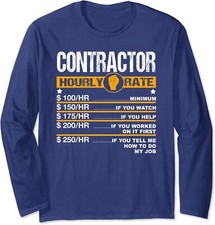 Funny contractor hourly for sale  Amityville