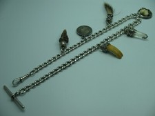 Taschenuhrkette silber 925 gebraucht kaufen  Deutschland