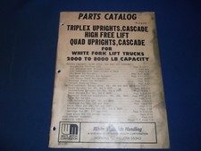 Usado, MANUAL DE PEÇAS DE EMPILHADEIRA TRIPLEX VERTICAL EM CASCATA BRANCA 2K-8K comprar usado  Enviando para Brazil