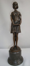 Statue sculpture fille d'occasion  Jeumont
