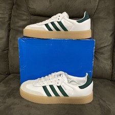 Novo Tênis Adidas Originals Sambae Couro 'Branco Verde Goma' ID0440 Feminino 11 comprar usado  Enviando para Brazil
