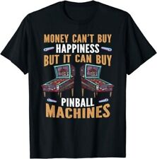 Camiseta NUEVA LIMITADA Money Can't Buy Happiness But It Can Buy Pinball Machines, usado segunda mano  Embacar hacia Argentina