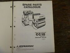 Dynapac CC10 Series 2 compactador vibratório rolo de asfalto manual catálogo de peças comprar usado Dynapac CC10 Series 2 compactador vibratório rolo de asfalto manual catálogo de peças comprar usado  Enviando para Brazil