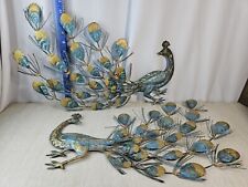 Peacock metal pair for sale  Newton